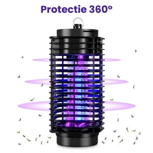 Aparat Electric Anti-Insecte cu Lumină UV 360° – Protecție Eficientă și Silențioasă pentru Interior și Exterior
