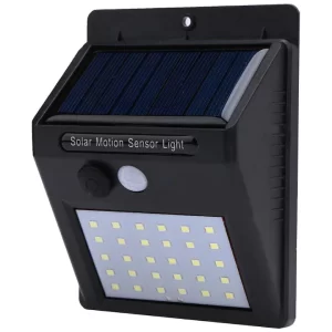 Lampă Solară LED 30 Becuri – Iluminare Puternică, Montaj Fără Fire, Funcție Auto ON/OFF & IP65
