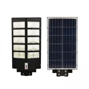 Lampă Solară Jortan 1000W cu Senzor de Mișcare, Telecomandă și Iluminare LED Ultra-Puternică – Ideală pentru Curți, Hale, Parcări sau Grădini