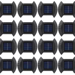 Set Complet de 16 Lămpi Solare LED pentru Exterior – Iluminare Automată Inteligentă, 100% Solară, Fără Cabluri