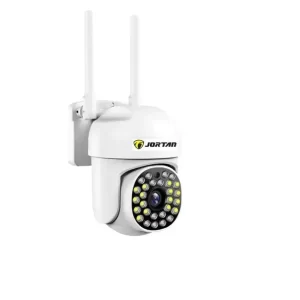 Pachet Complet 4x Camere Supraveghere Jortan WiFi 360° – Viziune Nocturnă Color, Carduri Incluse, Control de pe Telefon