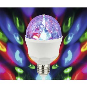 Bec Disco LED PartyLight™ – Rotativ Multicolor 3W, Efecte Lumină 360°, Atmosferă de Petrecere Instant