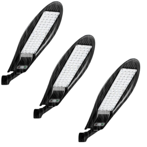 Promoție Set 3 Lămpi Solare 1200W (plătești 2!) – Iluminare Puternică, Autonomă, Control prin Telecomandă și Senzor de Mișcare
